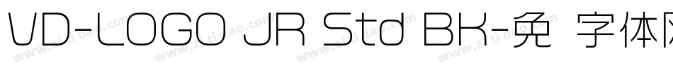 VD-LOGO JR Std BK字体转换